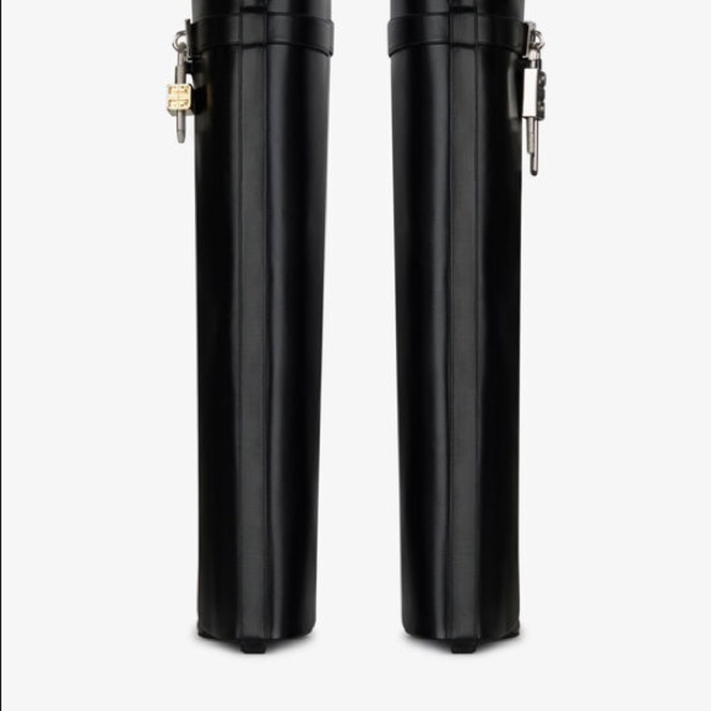 Givenchy SHARK LOCK PANT BOOTS IN LEATHER - Picture 3 of 7